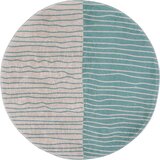 Vitaus Krem/tirkizni periv okrugao tepih ø 80 cm Yuvarlak – | shoptok.hr