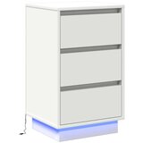 Bijeli ormarić s LED-om 39x34.5x65 cm konstruirano drvo | shoptok.hr
