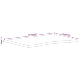  Ploča za radni stol zaobljena 90x50x2,5 cm od drva manga | Eponuda.com