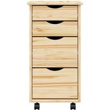 Kolica s radnom površinom MOSS Prozirni lak 34 x 39 x 65,5 cm | Eponuda.com
