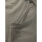 Ombre Men's military-style printed cotton T-shirt - light olive | shoptok.hr