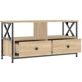TV ormarić boja hrasta sonome 90 x 33 x 45 cm od drva i željeza - sonoma hrast 1 90 cm | shoptok.hr