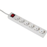 Hama 108833 White, 6 utičnica, 5m, prekidač strujna utičnica | Eponuda.com