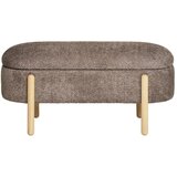 House Nordic Rjava klop iz tkanine bouclé Branca – | Shoptok.si