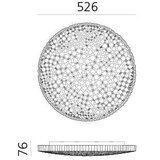 ARTEMIDE 0210010APP - LED prigušiva stropna svetiljka CALIPSO LED/50W/230V 3000K | Eponuda.com