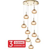 Mitea Lighting Visilica staro zlato PRISMA MAP9526-9A 9xG9 + amber 3Y | Eponuda.com