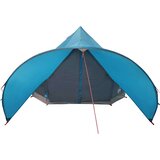  Teepee šator s krovom Plava i siva 600 x 600 x 347 cm | shoptok.hr