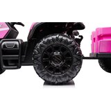 Lean Toys Otroški električni traktor BLT-206 24V 400W Roza lea | Shoptok.si