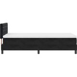  Krevet s opruga kutije s madracem Crna 90 x 190 cm Baršun | shoptok.hr