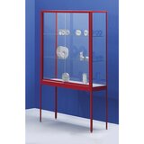 eurokraft pro Vitrina, izvedba kot vitrina v obliki omarice, širina 1000 mm, 2 drsnih vrat | Shoptok.si