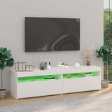 TV ormarići s LED svjetlima 2 kom bijeli 75 x 35 x 40 cm | Eponuda.ba