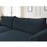 Bobochic Paris Tamno plava sklopiva kutna garnitura od samta (s lijevim kutom) Lucien – | shoptok.hr