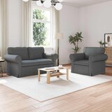  Set sofe 2 pcs Tamno siva 155 x 82 x 80 cm tkanina | shoptok.hr