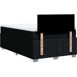 vidaXL Krevet box spring s madracem crni 120 x 190 cm od tkanine | shoptok.hr