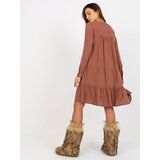 Sublevel Dress-D73761M30361A-brown | Shoptok.si
