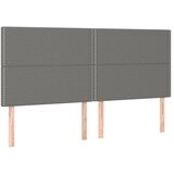  Uzglavlje tamno sivo 200x5x118/128 cm tkanina | Eponuda.ba