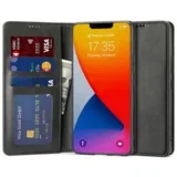 wallet denarnica usnjena preklopna torbica samsung galaxy xcover 5 G525 - črna