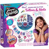 Cra-z-art set izdelovalec nohtov & tattoo Glitter & Shimmer Cene