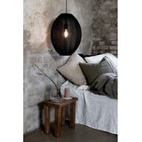 Markslöjd Črna viseča svetilka s tekstilnim senčilom ø 40 cm Florence – | Shoptok.si
