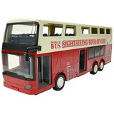  Autobus na daljinsko upravljanje Double 1:18 - crveno/bijeli | Shoptok.si