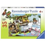 Ravensburger puzzle (slagalice) - Slatke životinje u zoo vrtu RA08778 Cene