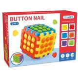  Didaktična kocka Button Nail 2v1 | Shoptok.si
