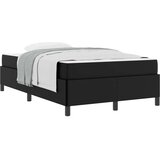  Krevetna konstrukcija s madracem Crna 120 x 190 cm tkanina | shoptok.hr
