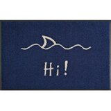 wash+dry PREDPRAŽNIK Hi! 50/75 cm potiskano bela, temno modra | Shoptok.si
