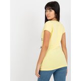 Lily Rose T-shirt-EM-TS-HS-21-531.20X-Light Yellow | shoptok.hr