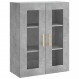  Visoka komoda siva betona 69,5x34x180 cm od konstruiranog drva | shoptok.hr