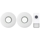  Komplet 2x bežična zvona za utičnicu 230V/1xA23 IP55, bela | Eponuda.com