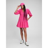 GAP Cotton Ruffle Mini Dress - Women | Shoptok.si