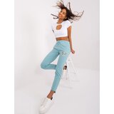 Fashion Hunters Pistachio sweatpants with pockets