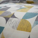 Catherine Lansfield Siva posteljina za krevet za jednu osobu 135x200 cm Retro Circles – | shoptok.hr