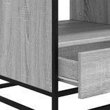  Stolić za kavu siva boja hasta 100x50x45 cm od drva i metala | Shoptok.si