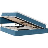  Krevet s od storage s madracem Tamno plava 180 x 200 cm Baršun | shoptok.hr