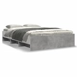 vidaXL Okvir kreveta siva boja betona 120x200 cm od konstruiranog drva | shoptok.hr