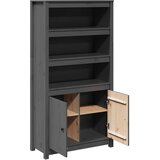  Visoka komoda siva 80 x 35 x 154 cm od masivne borovine | Eponuda.ba