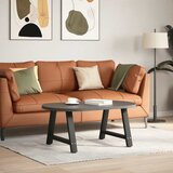  Noge za klub stolić A-oblika 2 kom Crne 70 x (42-43) cm Čelik | shoptok.hr