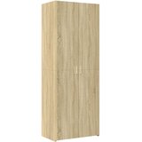 Ormarić za pohranu boja hrasta sonome 70 x 42,5 x 225 cm drveni | shoptok.hr