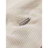 Ombre Classic knitted men's shirt with ribbed cuffs - light grey | Shoptok.si