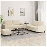 vidaXL 3-dijelni set sofa krem od mikrovlakana | shoptok.hr