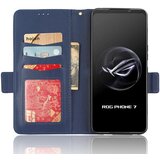 INORCO Za telefon Asus ROG Phone 7 5G preklopno stojalo za telefon lupina PU usnjena denarnica proti padcu torbica s teksturo litchi telefonski ovitek, (22033460) | Shoptok.si
