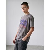 Sinsay Pamučna oversize majica s printom | shoptok.hr