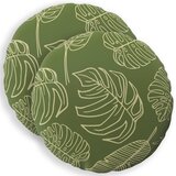  Presvlaka za jastuk 2 pcs HEERLEN Dizajn lista Ø 60 cm | shoptok.hr