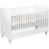 Qu-ax dječji krevetić loft convertible 70x140 white | shoptok.hr