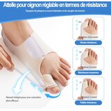 ORIGINTEK Hallux Valgus ortoza za palec z gel blazinico | Shoptok.si