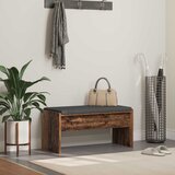  Klupa za hodnik s jastukom Staro drvo 83 x 38 x 40 cm | shoptok.hr