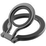 INF MagSafe magnetni prstan za telefon — aluminij + silikon, 360° vrtljiv Black, (5000284130) Cene