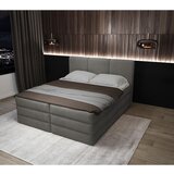 MID.YOU POSTELJA BOXSPRING 160 cm x 200 cm , les, tekstil, leseni material antracit | Shoptok.si